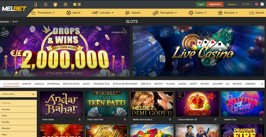 Melbet Pakistan - Bookmaker's Casino